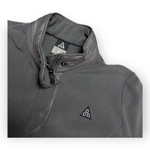 Nike ACG Vintage Y2K Retro Fleece ThermaFit Designer Outdoor Jacket - Womens M - Picture 2 of 5